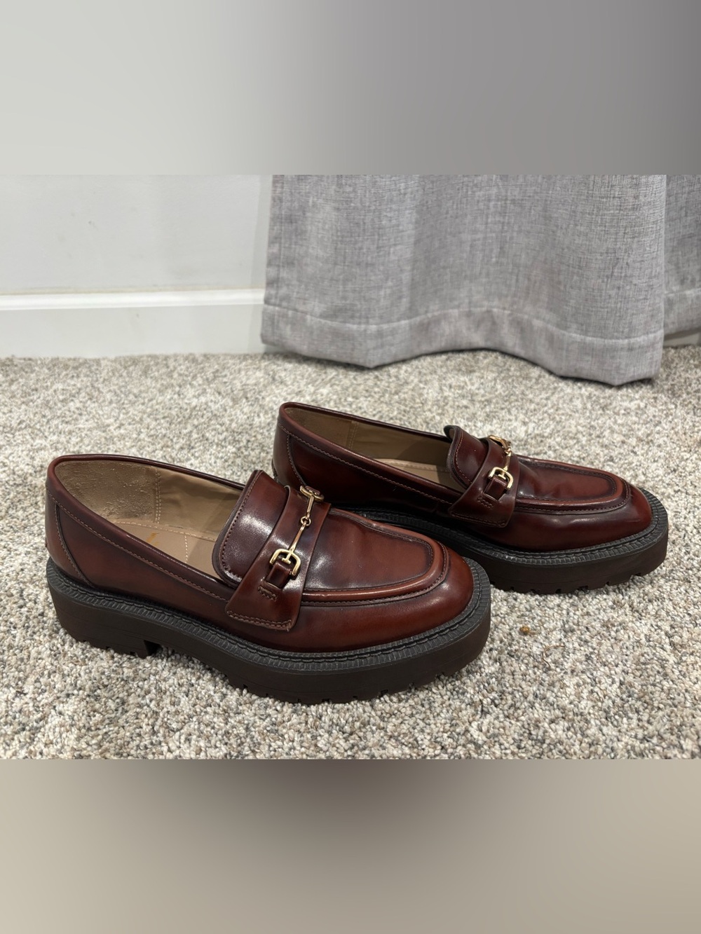 Sam Edelman Laurs Lug Sole Loafer “Spiced Brandy” Women’s Size 7